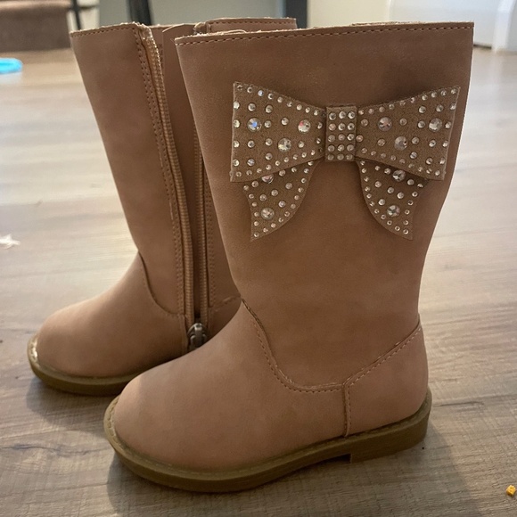 Jessica Simpson Toddler Girls Evie Ribbon Riding Boot - Picture 2 of 9